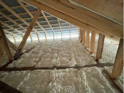 Утепление чердачного перекрытия пенополиуретаном