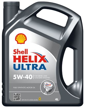 Масло моторное SHELL Helix Ultra 5W40 4л синт.