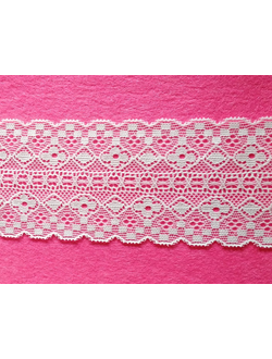 Кружевная тесьма стрейч, 58 мм, арт.ST60010