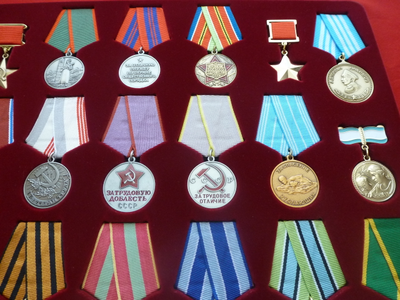 "Медали СССР в планшете" 2-я часть. Муляжи высокого качества!