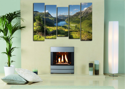 Модульная картина "Горный воздух"