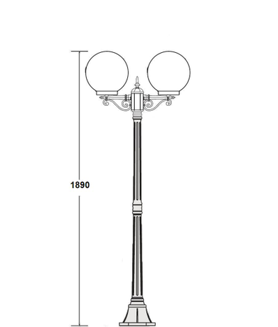 Садово-парковые светильники GLOBO L-2