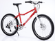 Подростковый велосипед Timetry TT071 7 ск 24" красный, рама 15"