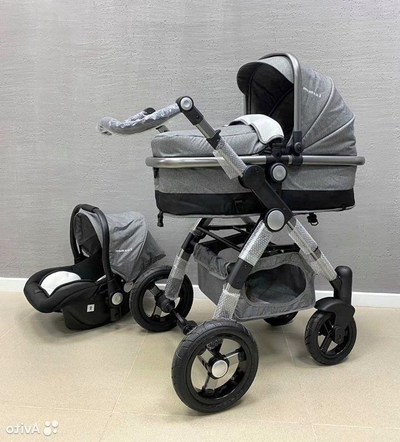Детская коляска 3 в 1 Luxmom 600G Серый