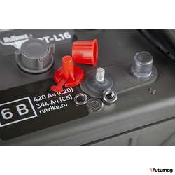 Тяговый WET аккумулятор Rutrike DTL16 (L16H-AC) 6V275A/H C3