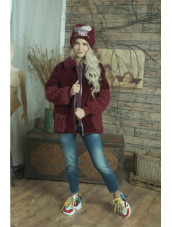 Куртка из экомеха модель 120