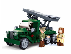 Слубан военный конструктор автомобиль Катюша