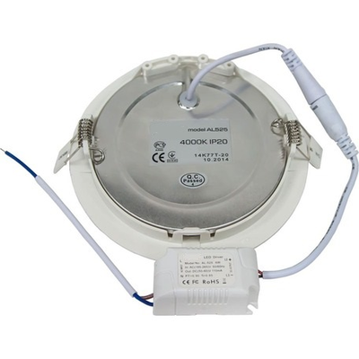 Светильник встраиваемый светодиодный 9 ватт 4000К(дневной свет) AL525