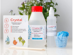 Crystal 6 эпоксидная смола двухкомпонентная (прозрачная), 300 грамм