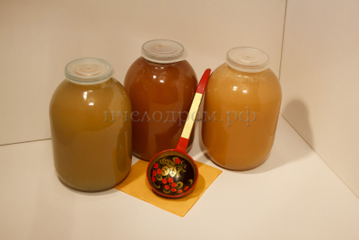 Мёд ЛЕСНОЙ (ПОЛЕВЫЕ И ЛЕСНЫЕ ДИКОРАСТУЩИЕ МЕДОНОСЫ (разнотравье)), 1 кг.