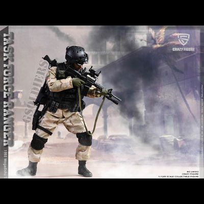 Командир отряда "Дельта" военного спецназа США - Коллекционная фигурка 1/12 scale US Delta Special Force - Leader  (LW002) - CrazyFigure