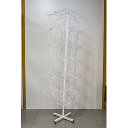 Вертушка островная с карманами А4 (48 шт.). Размер: 2070*670*670 мм.