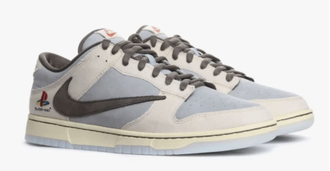 Nike SB Dunk Low Travis Scott Playstation (Экокожа) сбоку