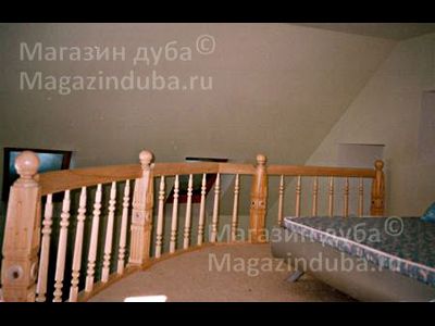 Ограждение из бука. Вариант №1