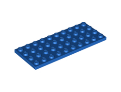 Plate 4 x 10, Blue (3030 / 303023 / 303073)