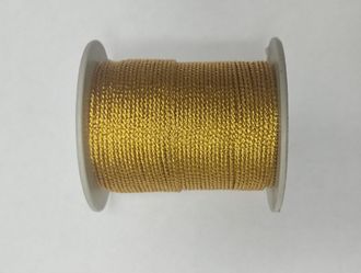 Шнур 1,3 мм Яркое золото