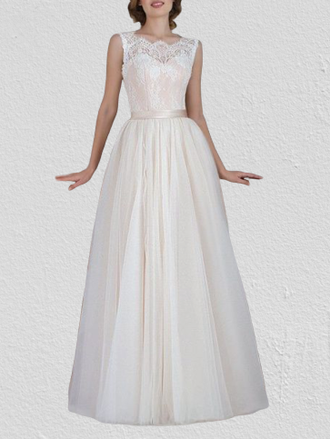 Закрытое свадебное платье с отстегивающейся юбкой кружевом на венчание роспись купить недорого