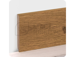 Плинтус МДФ в ламинированной пленке TeckWood 80х10мм. Дуб кинг
