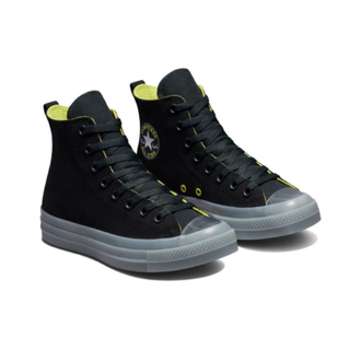 Кеды Converse Chuck Taylor All Star Black Lime Twist высокие