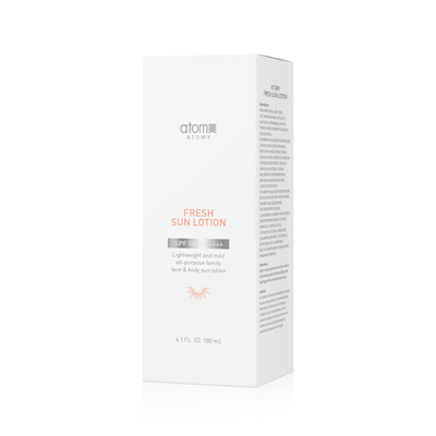 Корейский санскрин Atomy Fresh Sun Lotion в картонной брендированной упаковке