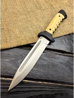 Подарочный нож 6Х9С сталь VG-10, рукоять комбинированная G10 и стабилизированное дерево