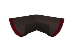 Угол желоба 90-150 град. универсальный ПВХ Grand Line Шоколадный, коричневый, графит, бордо, зеленый