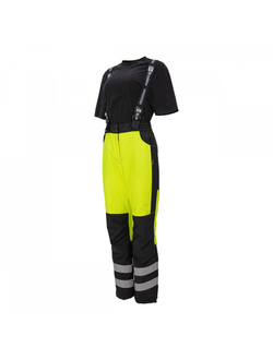 Зимние женские сигнальные брюки Brodeks KW330, желтый/черный