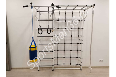 ДСК "ПИОНЕР-С4РМ"^ цвет металла - белый, перекладины серые + детский боксерский набор