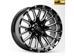 Комплект дисков R20 10,0J ET-19 5*127/5*135 WORX 818 Черный с фрезеровкой (80099)