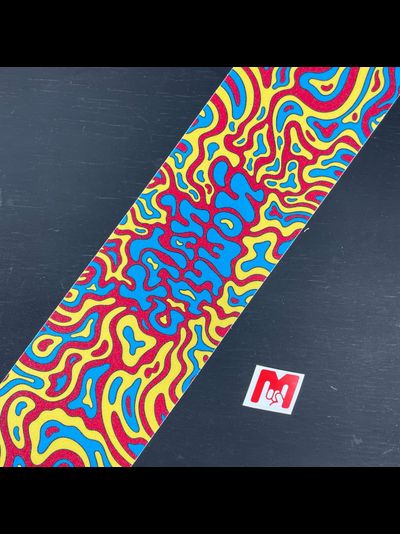 Яркая шкурка для самоката от Пети Бондаря