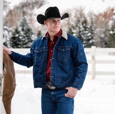 Куртка Wrangler® Cowboy Cut® Blanket Lined Denim Jacket
