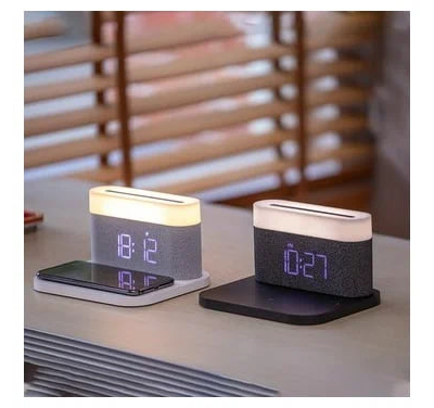 Ночник с часами Xiaomi Youpin VFZ для беспроводной зарядки C-WCLL-C01 White