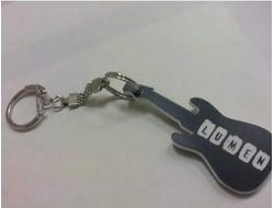 Брелок "Lumen" гитара черно-белая тип 1