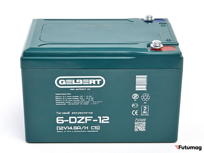 Тяговый аккумулятор Gelbert 6-DZF-12 (12V14.5A/H C5)