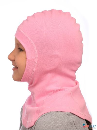 Шапка-шлем 23301-02 95%хлопок 5%лайкра, ярко-розовый 44-46