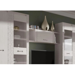 Полка закрытая Элана гостиная бодега белая