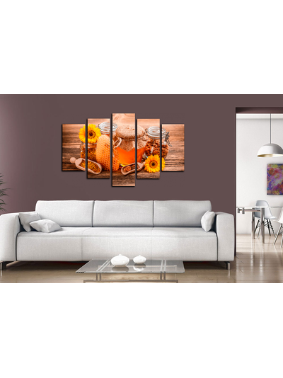 Модульная картина "Домашний мед"