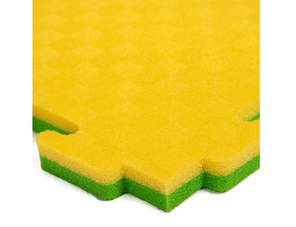 Будо-мат DFC 100x100 см, толщина 20 мм, цвет жёлто-зелёный (1м2)