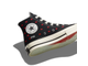 КЕДЫ CONVERSE CHUCK 70 EMBROIDERED LIPS ВЫСОКИЕ ЧЕРНЫЕ