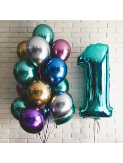 Набор на День Рождение Хром для мальчика купить assorti123.ru