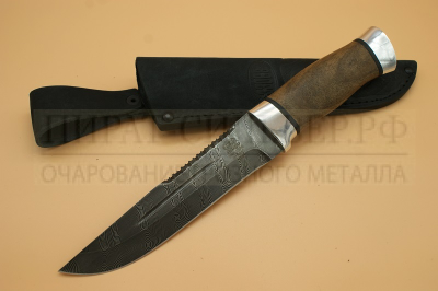 Нож "Н55" черный дамаск  ЗЗОСС  Златоуст
