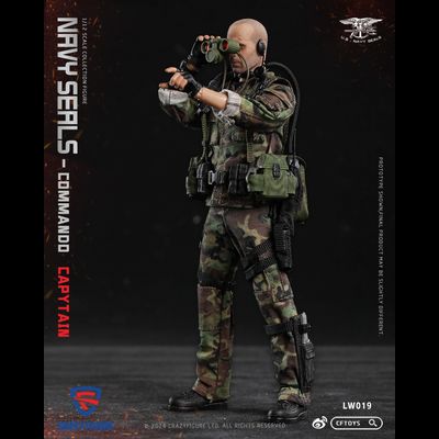 Капитан "морских котиков" США - Коллекционная фигурка 1/12 SCALE SEAL Special Assault Team Captain (LW019) - CRAZY FIGURE