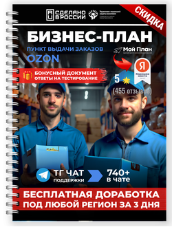 Бизнес-план Пункт Выдачи Заказов OZON. Форма: ИП