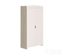 Детская БУКВА - Шкаф многофункциональный / Дуб Крафт Белый / Белый Софт