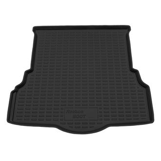 Коврик в багажник пластиковый (черный) для Ford Mondeo (15-19)  (Борт 4см)