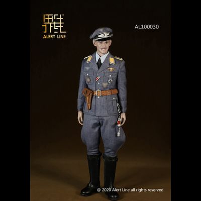 ПОВРЕЖДЕНА КОРОБКА - Летчик Люфтваффе - Коллекционная ФИГУРКА 1/6 scale WWII Luftwaffe Fighter Ace (AL100030) - Alert Line