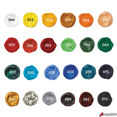 Краски акриловые художественные BRAUBERG ART CLASSIC, НАБОР 24 цвета по 12 мл, в тубах. 191124