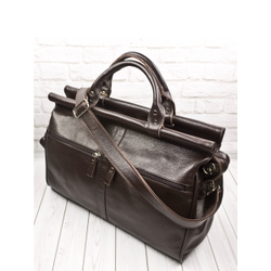Кожаный саквояж Veano brown (арт. 4004-04)