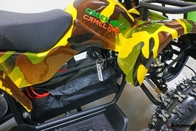 Квадроцикл GreenCamel Гоби K21 (30 Ah 36V 800W R6 Цепь) Армейский желтый