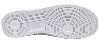Nike Air Force 1 Low All White с мехом